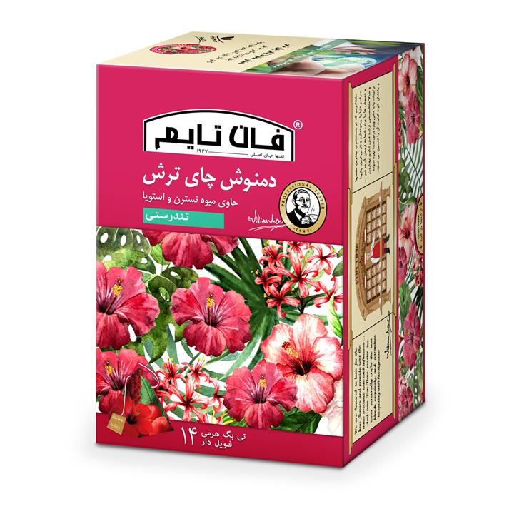 دمنوش گیاهی چای ترش فان تایم بسته 14 عددی